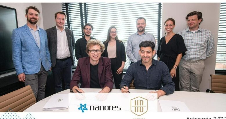 zdjęcie ze spotkania przedstawicieli firm Nanores z HB w Antwerpii