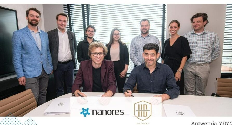 zdjęcie ze spotkania przedstawicieli firm Nanores z HB w Antwerpii