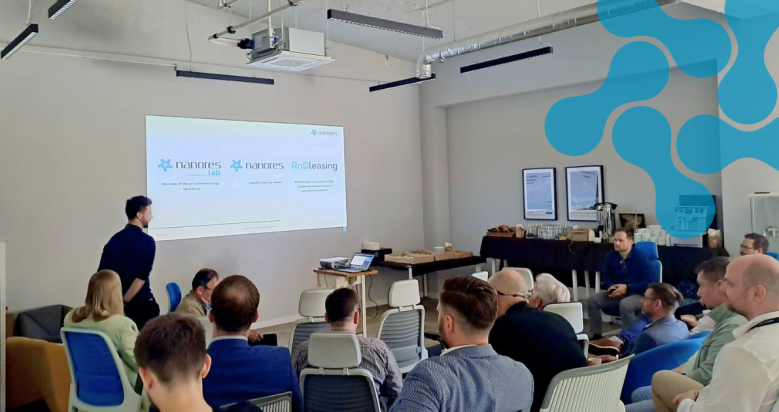 zdjęcie przedstawiające spotkanie dolnośląskiego klastra lotniczego w firmie Nanores